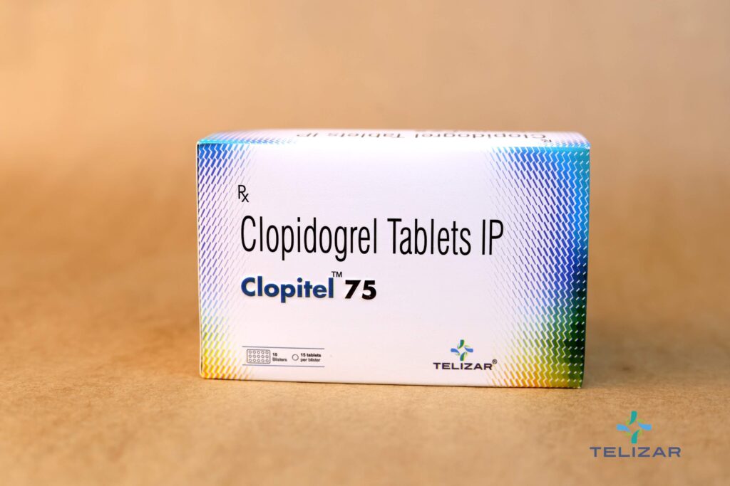 Clopitel 75 mg Tablet Clopidogrel Bisulphate IP; Eq to Clopidogrel IP 75mg;